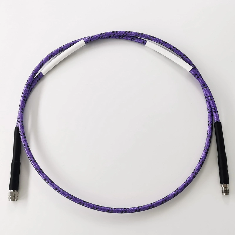 1000mm Hc220-Kj Ultra Low Loss Precision Test Electrical RF Coaxial Jumper Cable Assembly with 1.85mm Male to 1.85mm Female Connectors