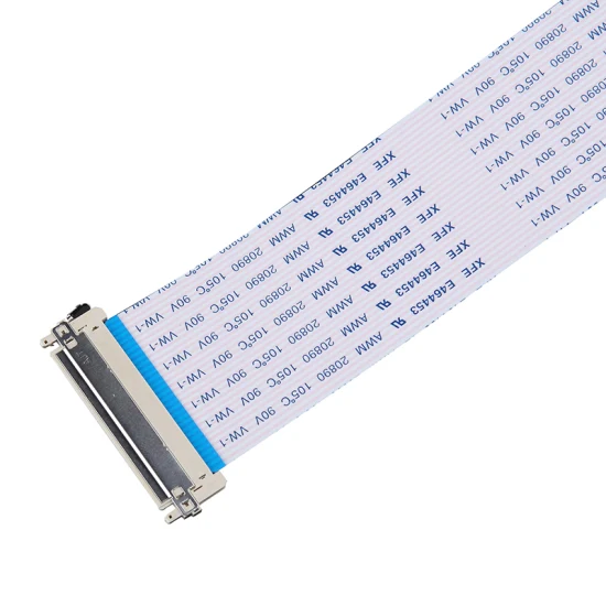 Custom FPC FFC Flexible Flat Flex Soft Cable Extension Board 0.5 mm 1.0mm FPC Ribbon Cable with Connector